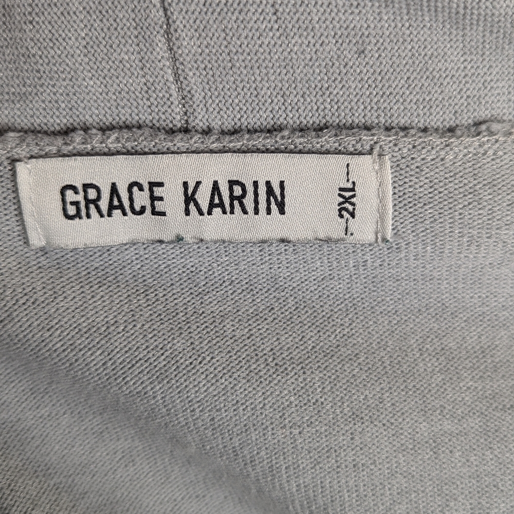 Grace Karin| Open Front Long Sleeve Cardigan - Picture 4 of 9